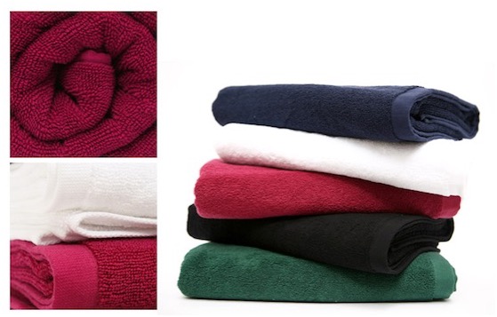 Commercial bath towels